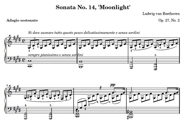 sonata para piano 14 