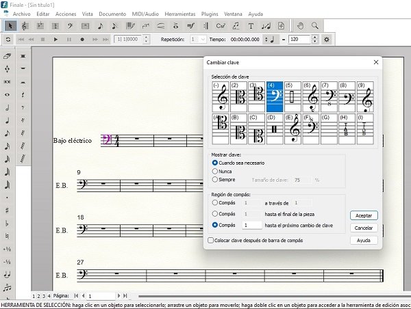 Key Signatures in Finale